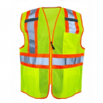 Classic Mesh TwoTone Safety Vests Yellow XL