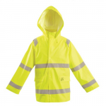 Flame Resistant Rain Jacket, Yellow, 2XL