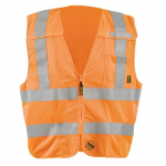 Self Extinguishing X-Back Vest Orange 2X