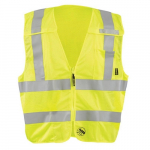 Self Extinguishing X-Back Vest Yellow 2X
