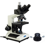 40X-2500X Trinocular Microscope w/ Replaceable LED Light