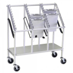 Aluminum Wheeled Chart Carrier Only, 3 Tier
