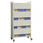 Economy Privacy Style Chart Rack Only, 40 Capacity