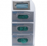 Acrylic Triple Glove and Single Face Mask Dispenser