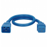 Non-Locking Power Cord, Blue, 4 Ft
