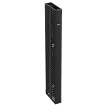 Dual Vertical Cable Manager, Black, 6" x 83.88"
