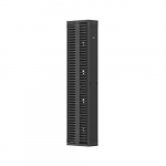 Dual Vertical Cable Manager, Black, 10" x 83.88"
