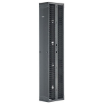 Dual Vertical Cable Manager, Black, 10" x 95.88"