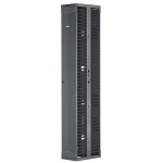 Dual Vertical Cable Manager, Black, 12" x 95.88"