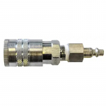 Adapter QD 1/2" Coupling to 1/4" Plug