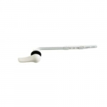 Trip Lever in White, Residential