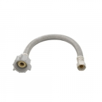 Flexible Water Connector, 3/8" Comp x 7/8" CLST x 9"
