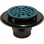 ABS Shower Drain with Stainless Steel Strainer, 2-3"