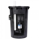 1/2 HP 120V Stainless Steel Tethered Sewage Pump System