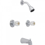 Two Handle Tub and Shower Faucet, Ceramic Disc