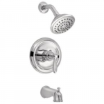 Bothwell Handle Bathtub and Shower, Polished Chrome