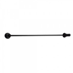 Orrs Towel Bar, Matte Black, Wall Mount, 24"