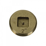 PFEP53 Series 6" Threaded Bronze/Brass Cleanout