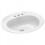 Getchell Drop-In Basin, 20" x 17" x 7.5", Biscuit