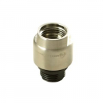 Connector, Brushed Nickel, Residential, 1/2"