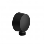 Solid Brass Supply Elbow, Matte Black, 1/2"