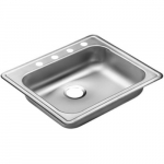 Bealeton Single Bowl Drop-In Kitchen Sink, 4-Hole