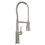Kitchen Faucet with Deck Plate, Brushed Nickel