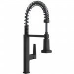 Faucet Kitchen with Two-Function Spray, Matte Black