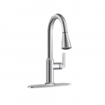 Faucet Pixley Pull Down Kitchen, Polished Chrome