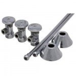 5/8" x 3/8" Straight Supply Stop Kit for Sinks