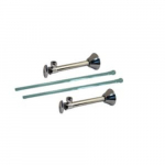 Sink 1/2, x 3/8" Supply Kit, Chrome Plated