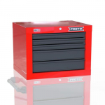 Single Bank Short Top Chest, Red/Gray, 27"