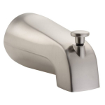 Bath Spout with NPT Connection, Brushed Nickel
