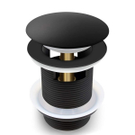 Pop-Up Drain Brass Matte Black