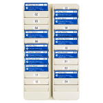 24-Pocket Employee ID Badge Rack