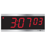 TimeTrax Sync LED DigItal Clock Silver