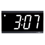 TimeTrax Sync LED Digital Clock Black