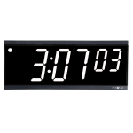 TimeTrax Sync LED DigItal Clock Black