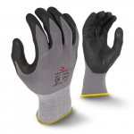 Microdot Foam Nitrile Gripper Glove, Gray, 2X