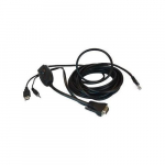 Integrated KVM for VGA USB Audio Cable, 6ft