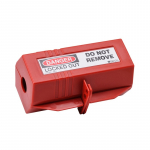 Plug Lockout Large 80x80x180mm, Red