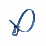 EveryTie 6 Inch 50 Lb Blue Releasable Tie
