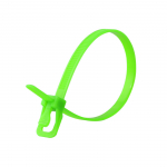 EveryTie 6 Inch Fluorescent Green Releasable Tie