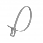 EveryTie 6 Inch 50Lb Gray Releasable Tie