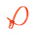 EveryTie 6 Inch 50Lb Orange Releasable Tie