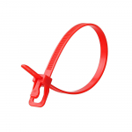 EveryTie 6 Inch 50Lb Red Releasable Tie