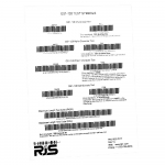 GS1-128 Multiple Bar Codes Sheet