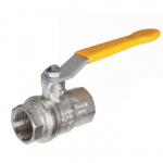 K.84 Ball Valve with Yellow Steel Handle
