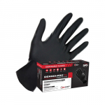 Derma-Pro Nitrile Disposable Glove, Black, 2X-Large