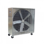 48" Mobile Box Fan, 1 HP, 2-Speed